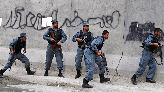 At least eight Afghan police officers killed in Taliban attack
